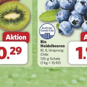 Heidelbeeren bei Combi