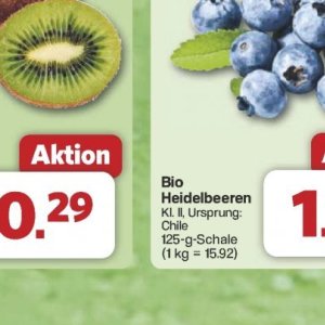 Heidelbeeren bei Famila Nord West
