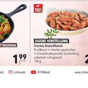 Rindfleisch bei Citti Markt