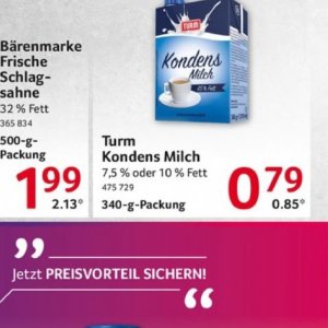 Milch bei Selgros