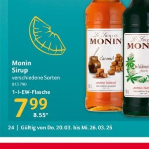 Sirup bei Selgros