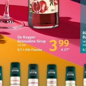 Sirup bei Selgros