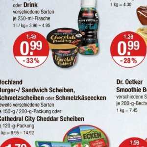 Pudding bei V-Markt