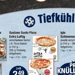 Pizza bei V-Markt