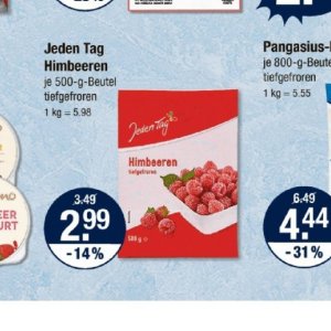 Himbeeren bei V-Markt