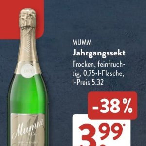 Mumm bei Aldi SÜD