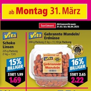 Erdnüsse bei Norma