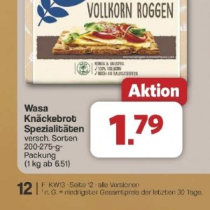 Knäckebrot bei Famila Nord West