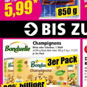 Champignons bei Norma