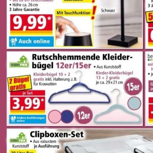 Kleiderbügel bei Norma