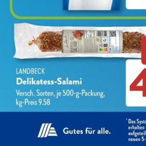 Salami bei Aldi SÜD