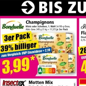 Champignons bei Norma