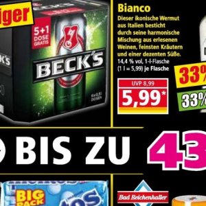 Dosen bei Norma