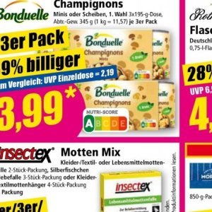 Champignons bei Norma