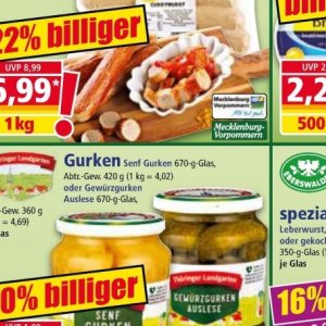 Gurken bei Norma