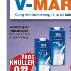Milch bei V-Markt