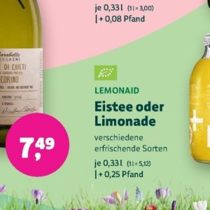 Eistee bei BioMarkt