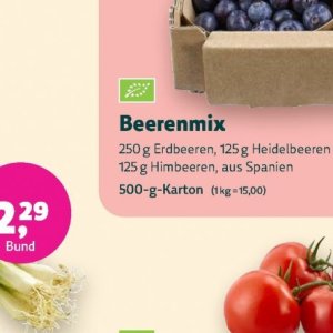 Himbeeren bei BioMarkt