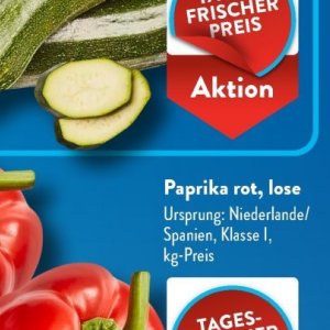 Paprika bei Aldi SÜD