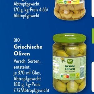 Oliven bei Aldi SÜD