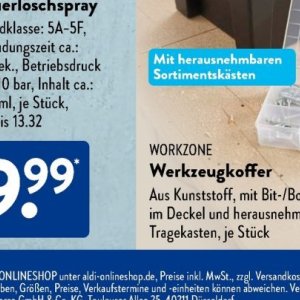 Werkzeugkoffer bei Aldi SÜD