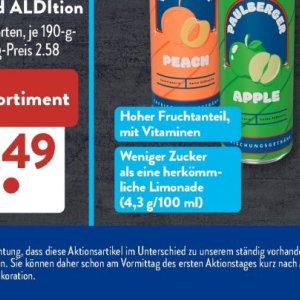 Limonade danone  bei Aldi SÜD