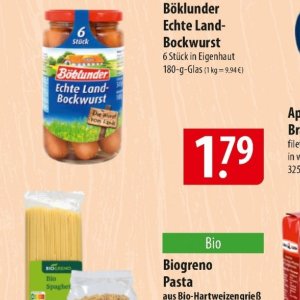 Wurst bei Famila Nord Ost