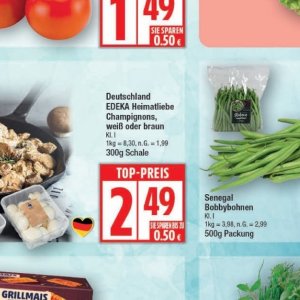 Champignons bei Elli Markt
