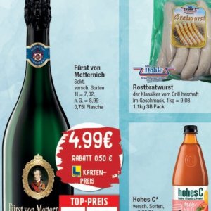 Sekt bei Elli Markt