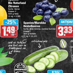 Heidelbeeren bei AEZ