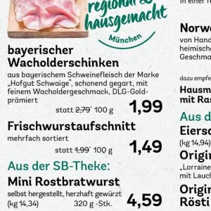 Schweinefleisch bei AEZ