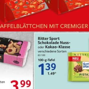 Schokolade bei Selgros