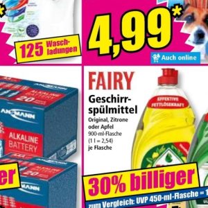 Geschirrspülmittel bei Norma