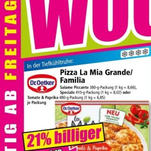Pizza bei Norma