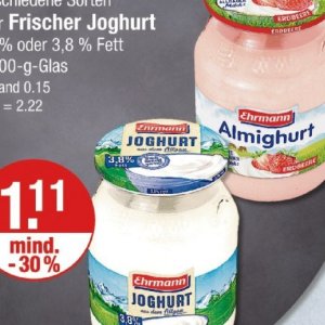 Joghurt ehrmann ehrmann bei V-Markt