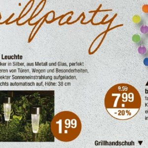 Glas bei V-Markt