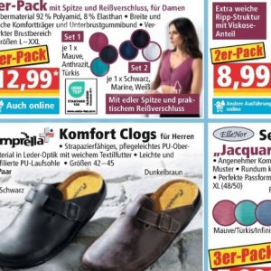 Clogs bei Norma
