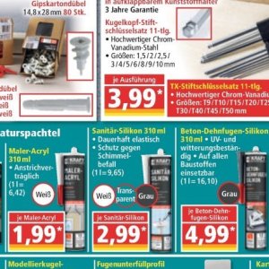 Silikon bei Norma