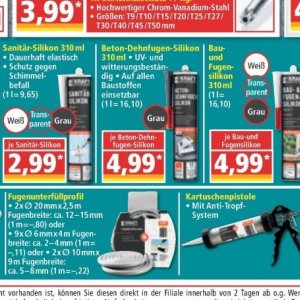 Silikon bei Norma
