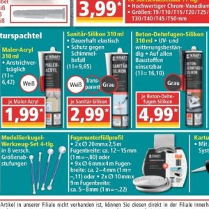 Silikon bei Norma