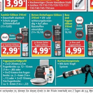Silikon bei Norma