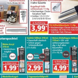 Silikon bei Norma
