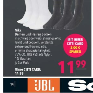 Socken nike NIKE bei Citti Markt