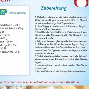 Teig bei Mix Markt