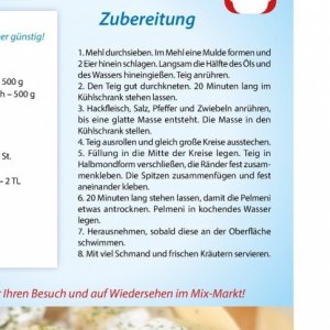 Teig bei Mix Markt