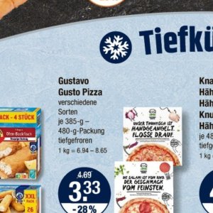 Pizza bei V-Markt