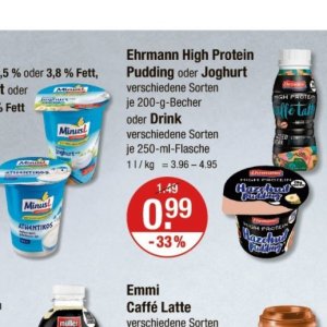Pudding bei V-Markt