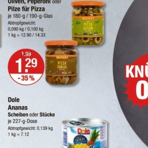 Pizza bei V-Markt