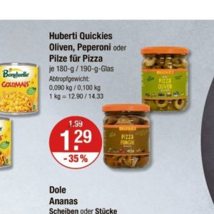 Pizza bei V-Markt