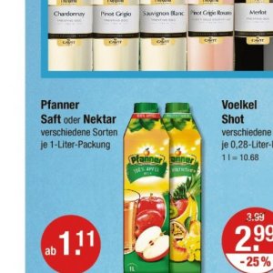 Säfte bei V-Markt